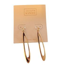 14th & Union Gold Hoop Earrings